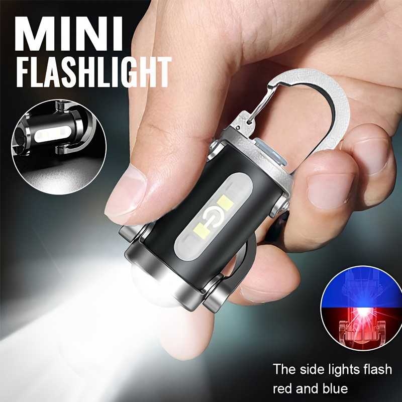 Keychain Flashlight - Mini llavero linterna recargable de bolsillo