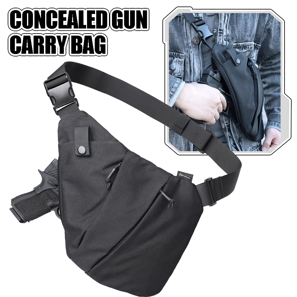 Edc Concealed Carry Sling Bag - Bolsa de transporte táctica para pistola