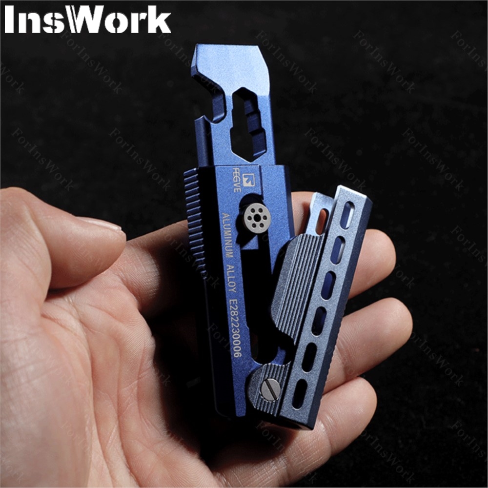 Edc Carry Piece - FEGVE-abridor de botellas de aleación de