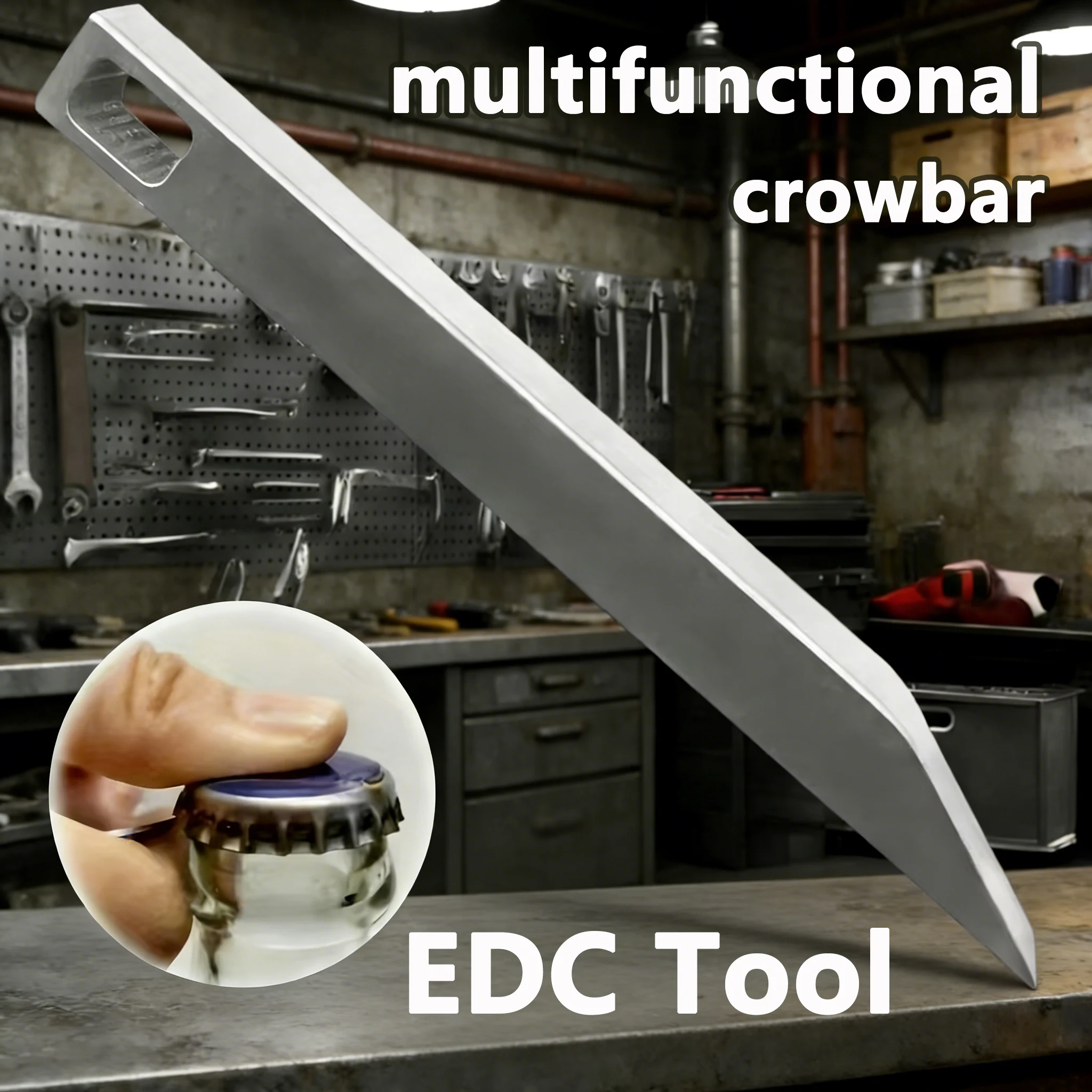 Edc Day Carry - Palanca de rescate multiusos de acero