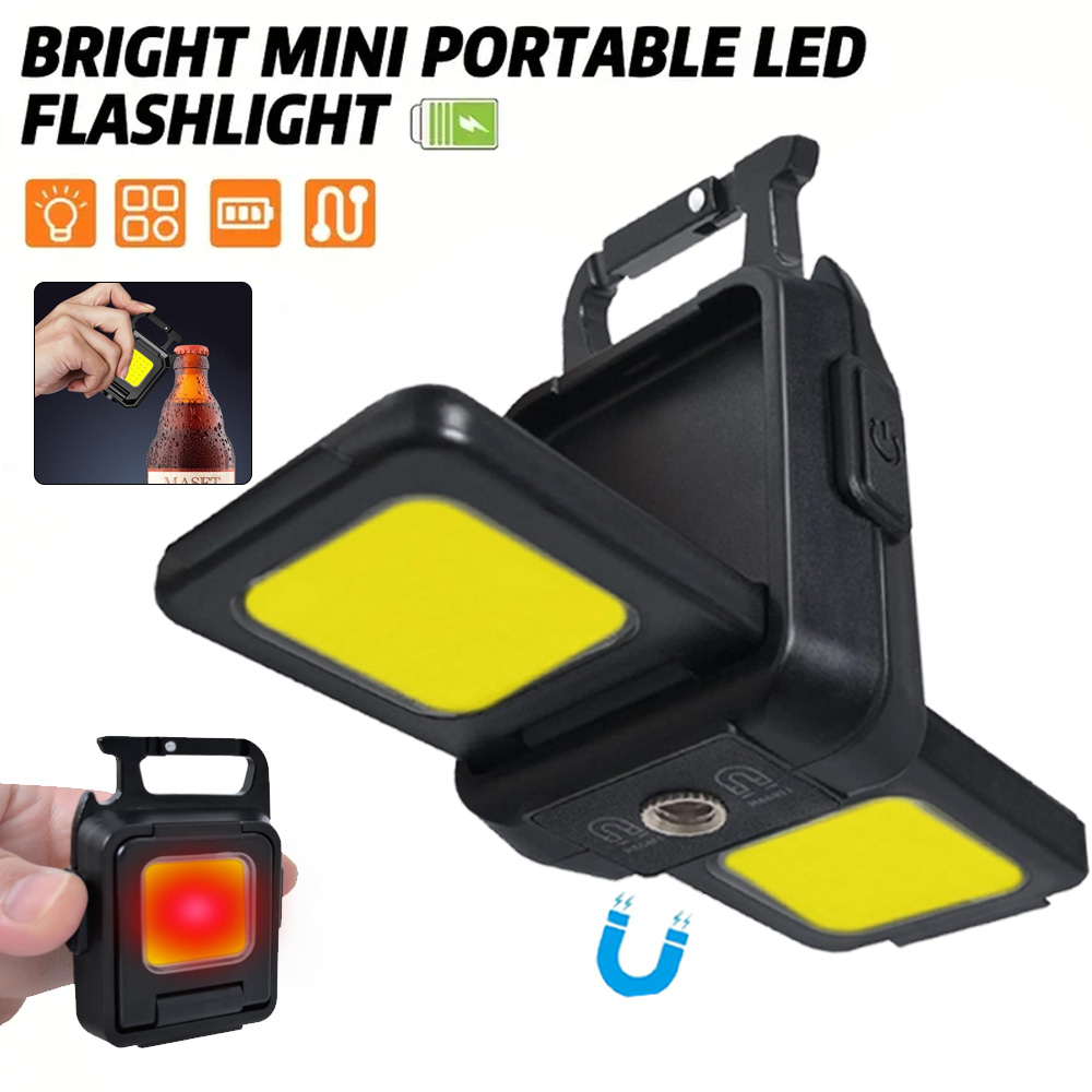 Keychain Flashlight - Mini linterna llavero luz COB luz