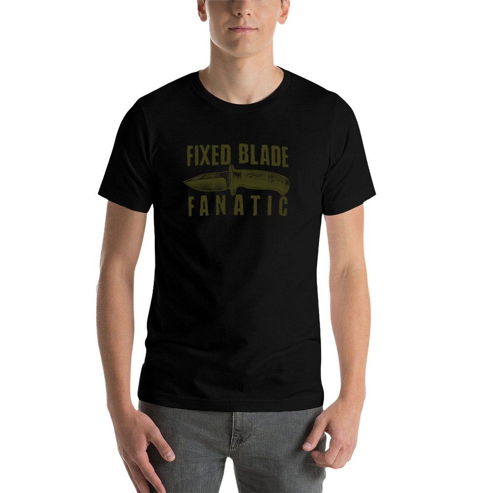 Camiseta Fixed Blade Fanatic - - Edc Carry For Men reseña y precio