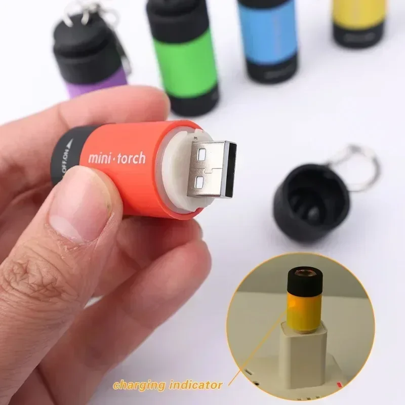 USB recargable LED multifuncio - Keychain Flashlight reseña y precio
