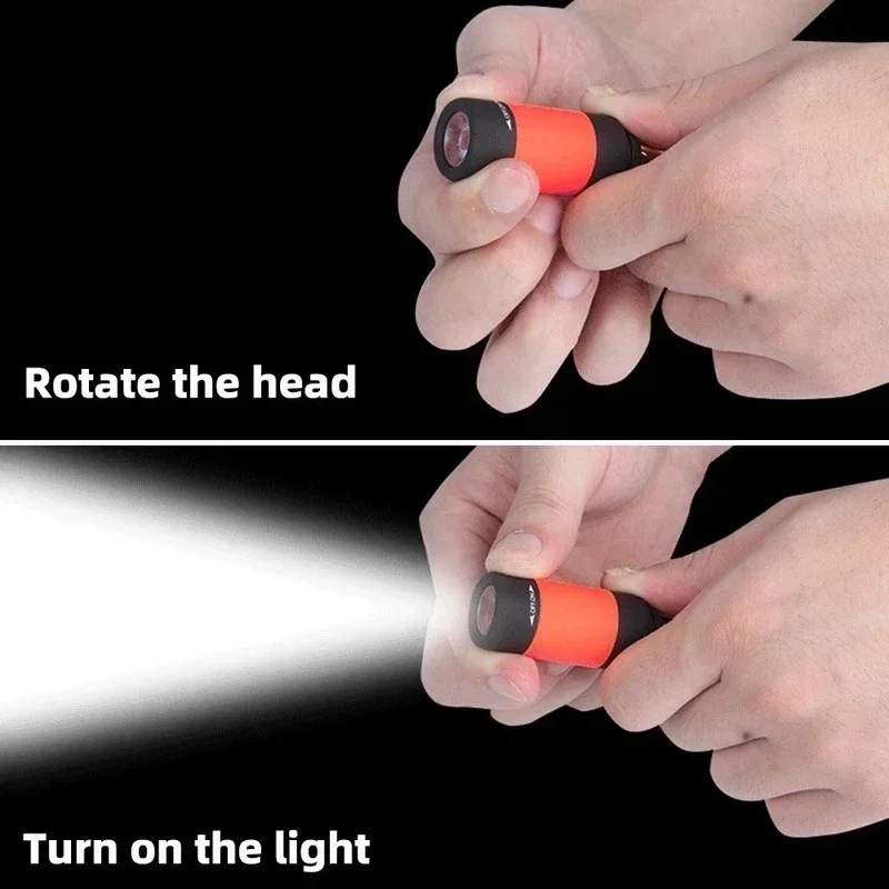 USB recargable LED multifuncio - Keychain Flashlight reseña y precio