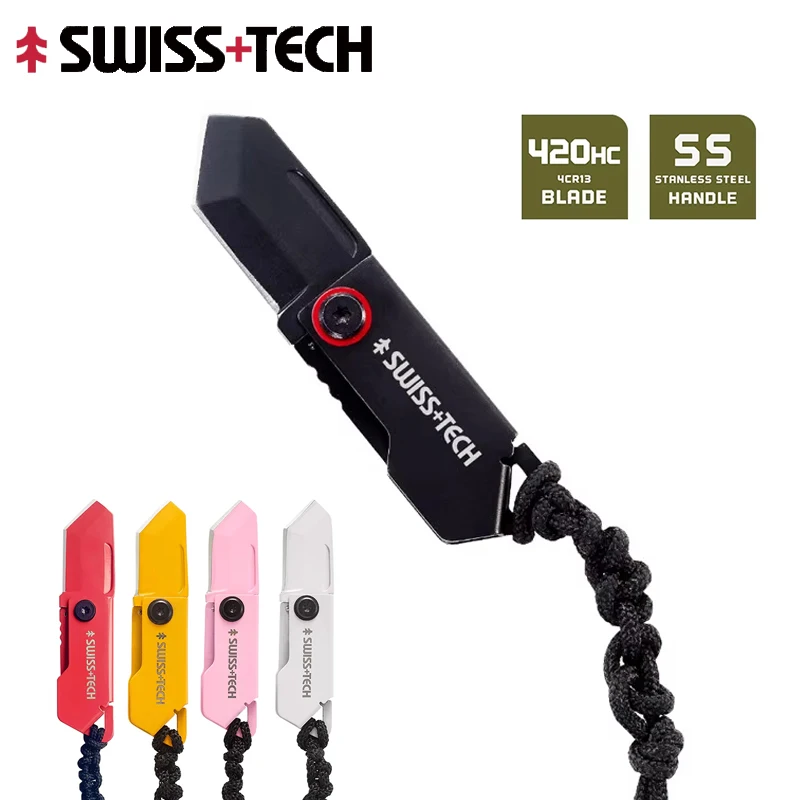 SWISS TECH Mini cuchillo de bo - Edc Carry Knife reseña y precio