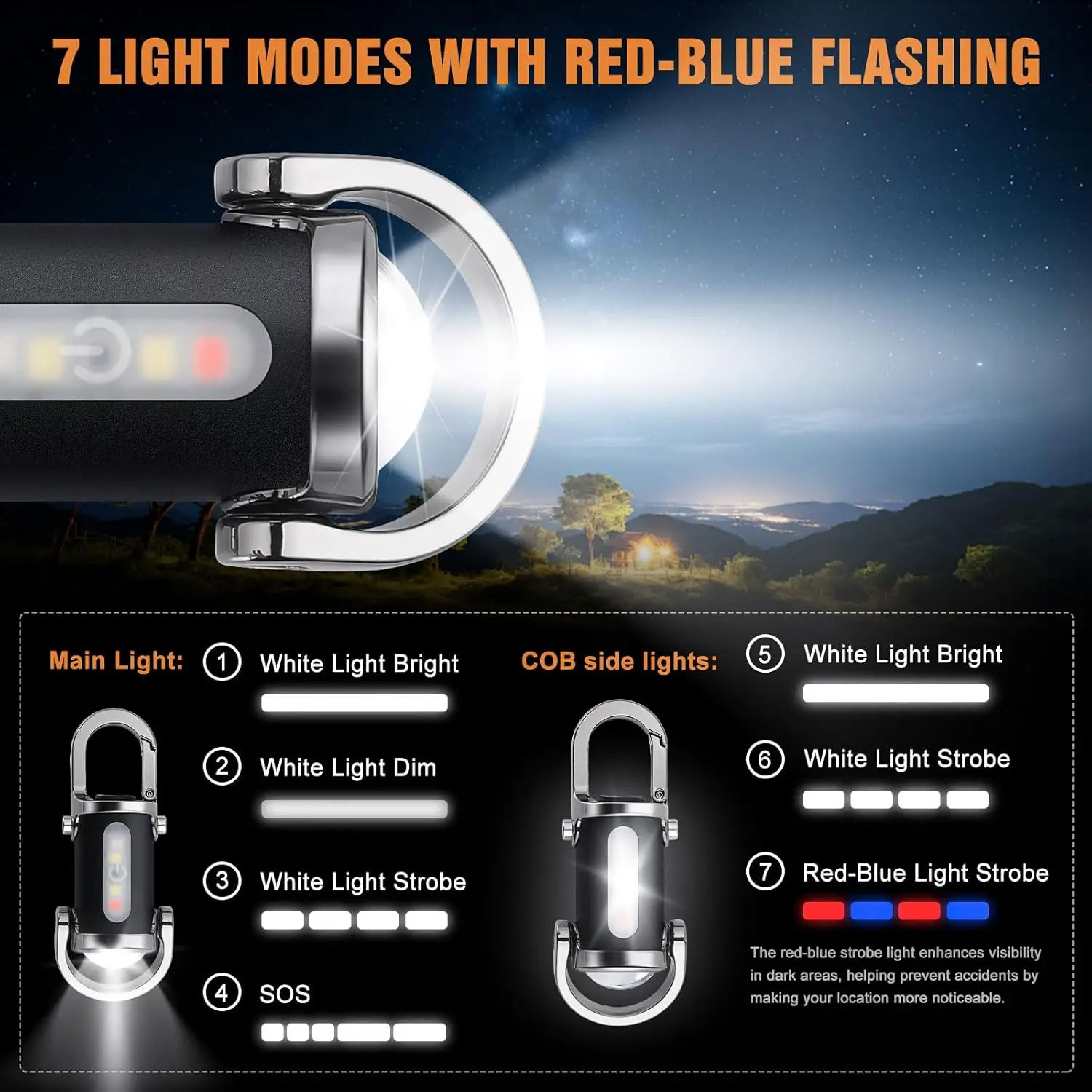 Mini llavero linterna recargab - Keychain Flashlight reseña y precio