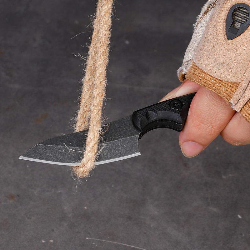 Cuchillo de hoja fija pequeña  - Edc Carry For Men reseña y precio