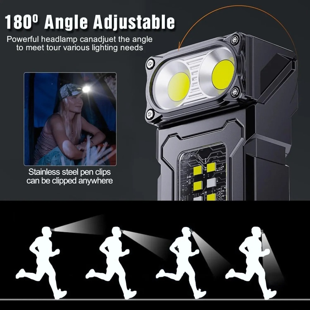 180 °   Linterna LED Giratoria - Keychain Flashlight reseña y precio