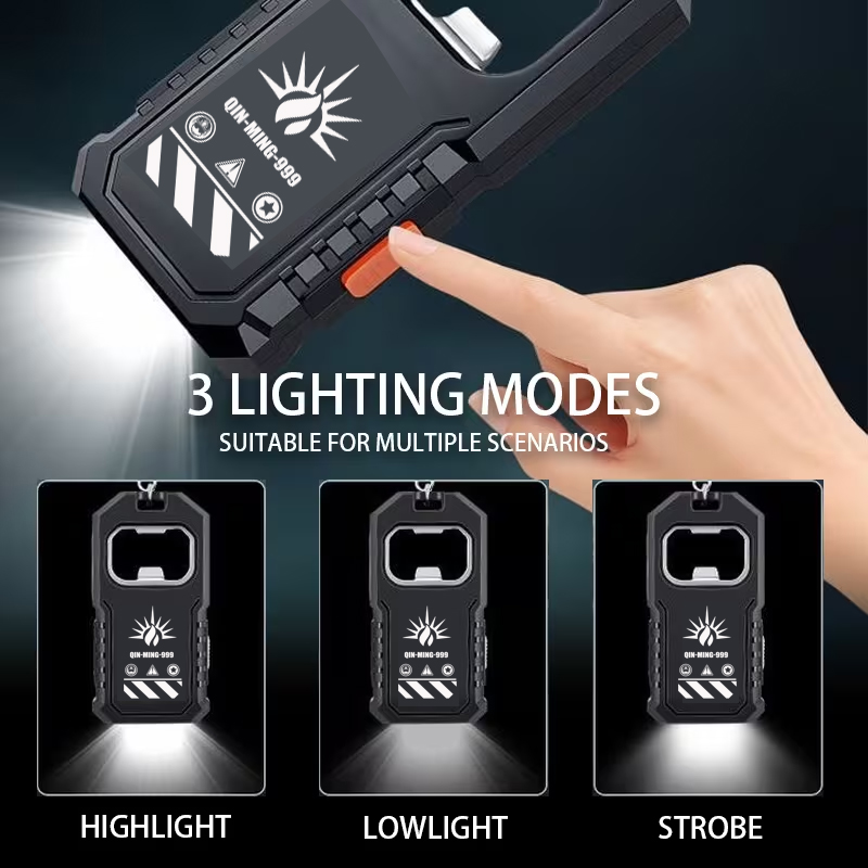 Linterna LED COB portátil con  - Keychain Flashlight reseña y precio