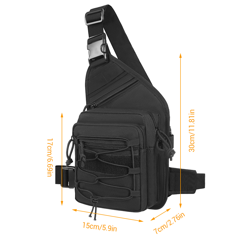 Bolso táctico oculto para tran - Edc Concealed Carry Sling Bag reseña y precio