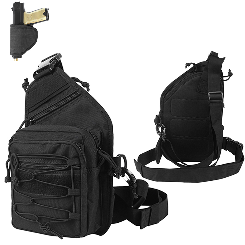 Bolso táctico oculto para tran - Edc Concealed Carry Sling Bag reseña y precio