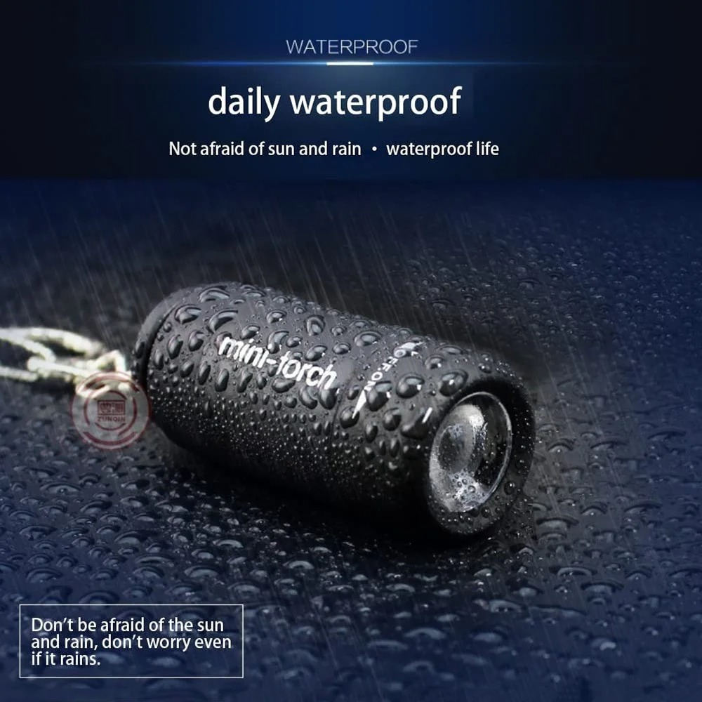 Mini linterna recargable por U - Keychain Flashlight reseña y precio