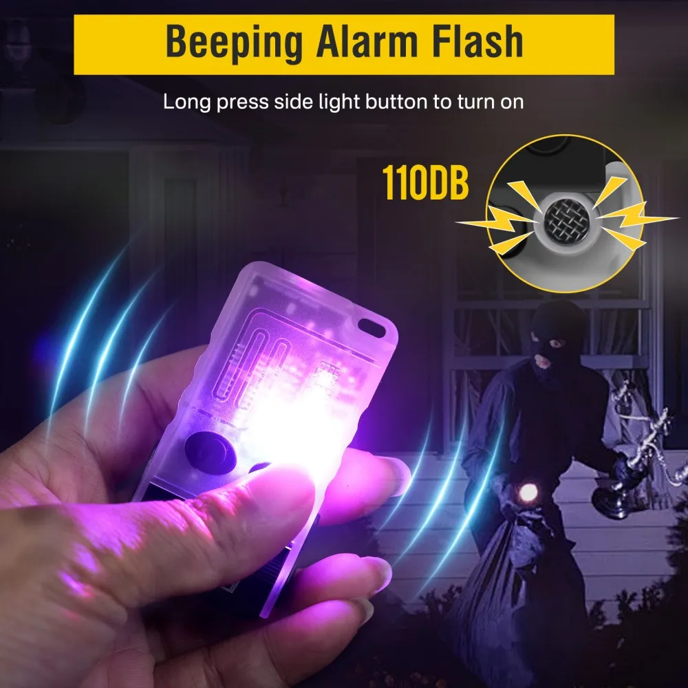 BORUiT V20 zumbador EDC llaver - Keychain Flashlight reseña y precio