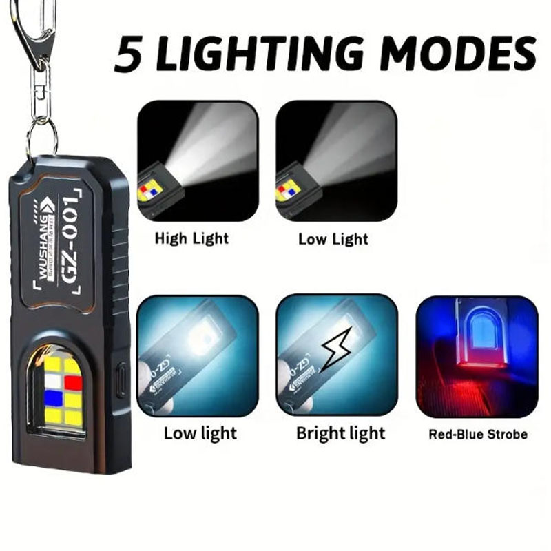 Linterna con llavero multifunc - Keychain Flashlight reseña y precio