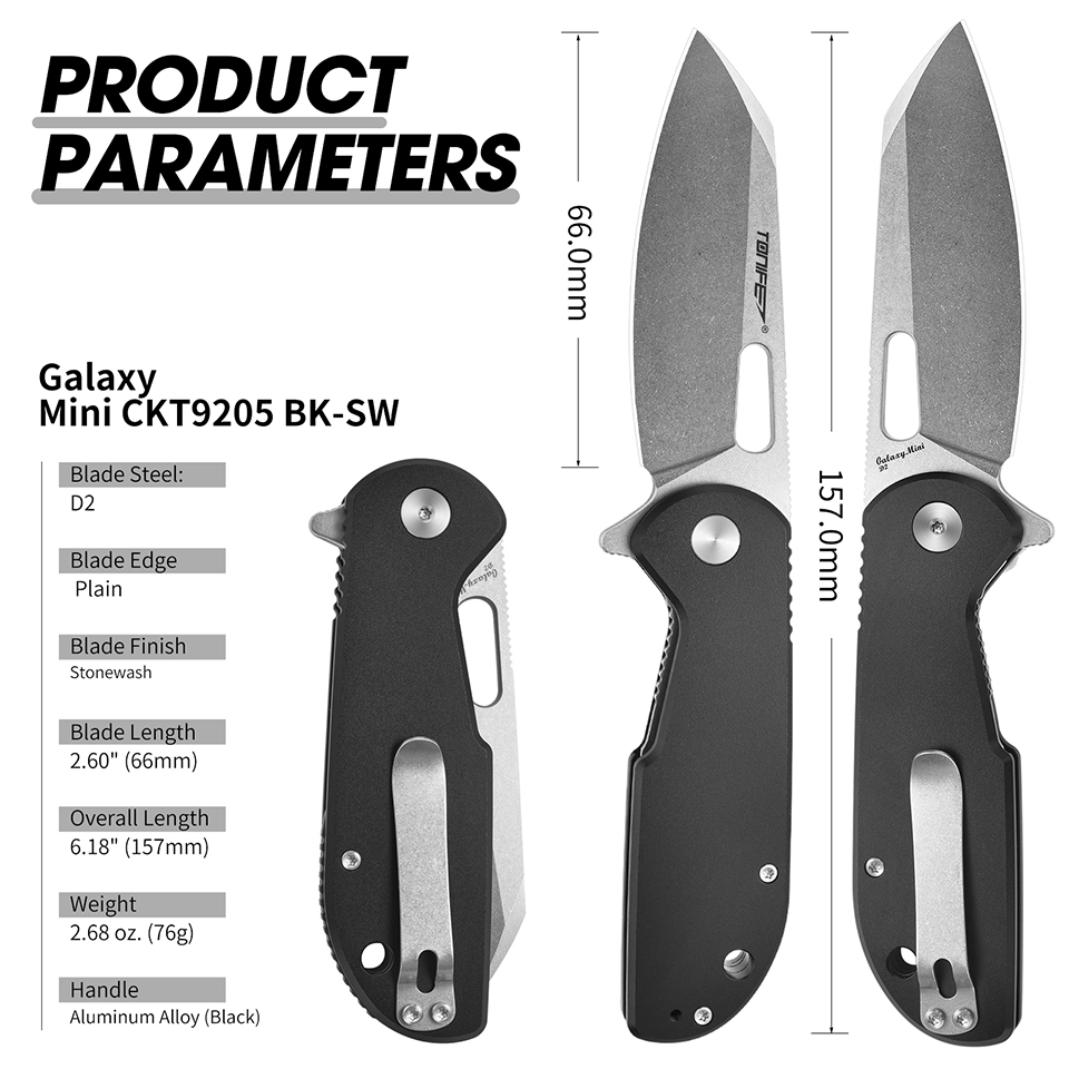 Cuchillo plegable TONIFE Galax - Edc Every Day Carry おもちゃ reseña y precio