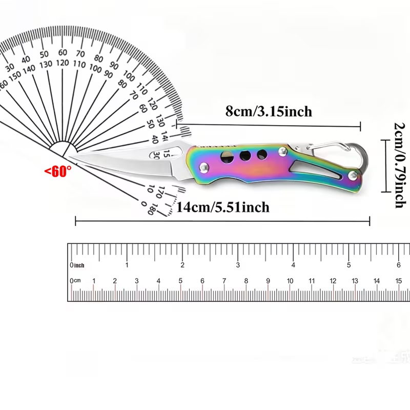 Llavero con cuchillo de bolsil - Edc Carry Piece reseña y precio