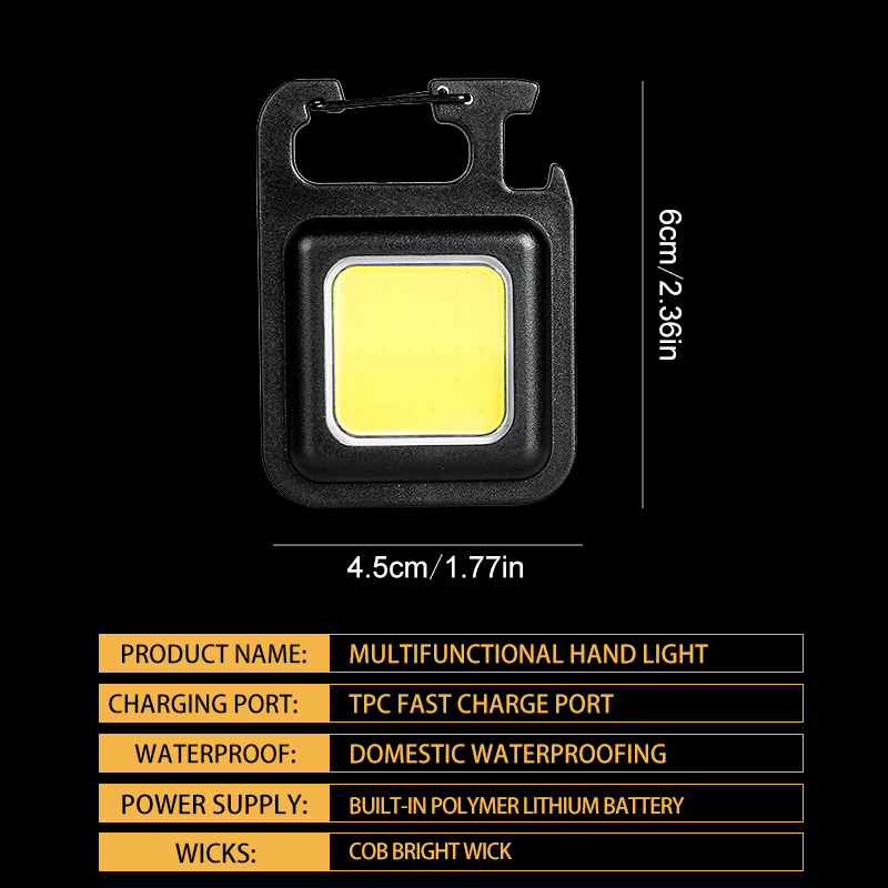 Mini Linterna COB Súper Brilla - Keychain Flashlight reseña y precio