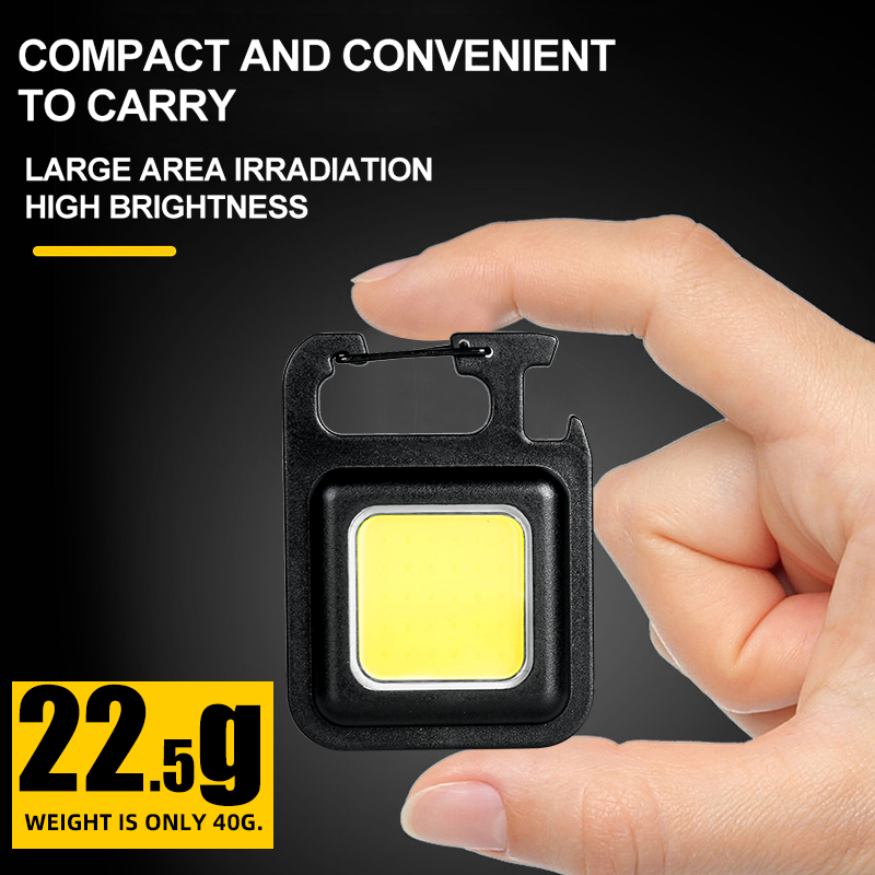 Mini Linterna COB Súper Brilla - Keychain Flashlight reseña y precio