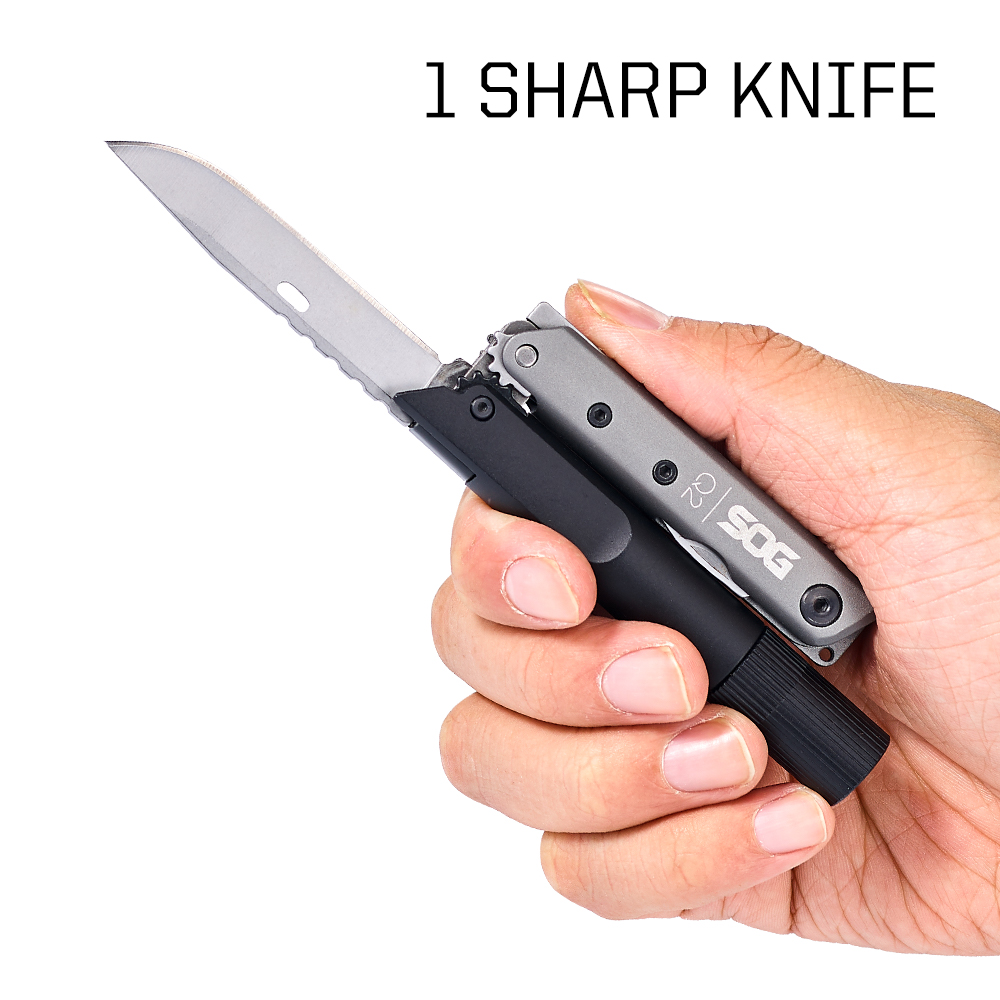 SOG BATON Q2 4 en 1 bolígrafo  - Edc Carry Knife reseña y precio