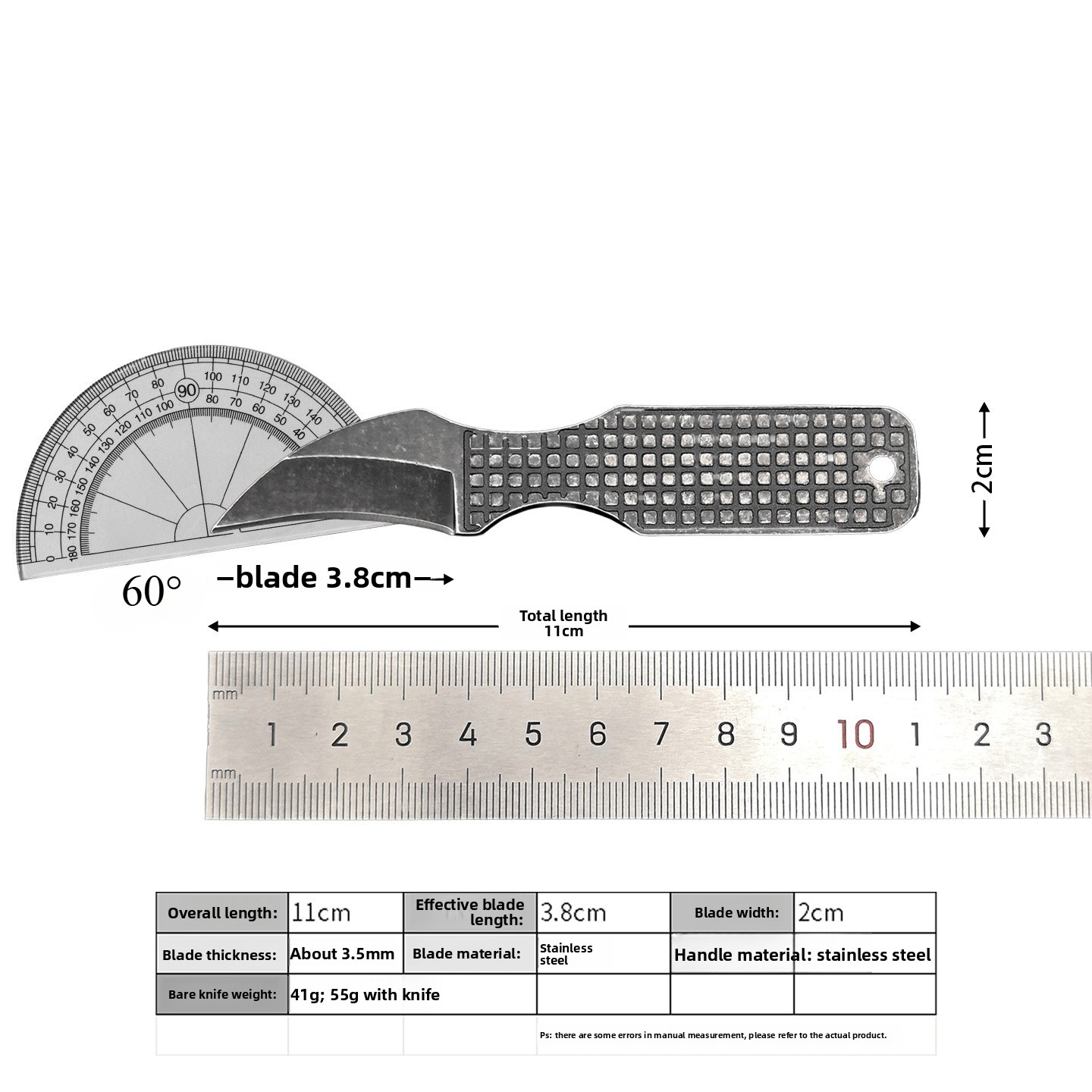 Cuchillo compacto de hoja fija - Everyday Carry (Edc) Knife reseña y precio