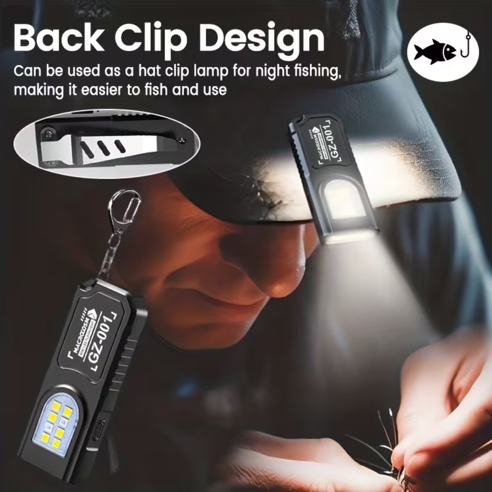 Mini linterna LED COB con llav - Keychain Flashlight reseña y precio