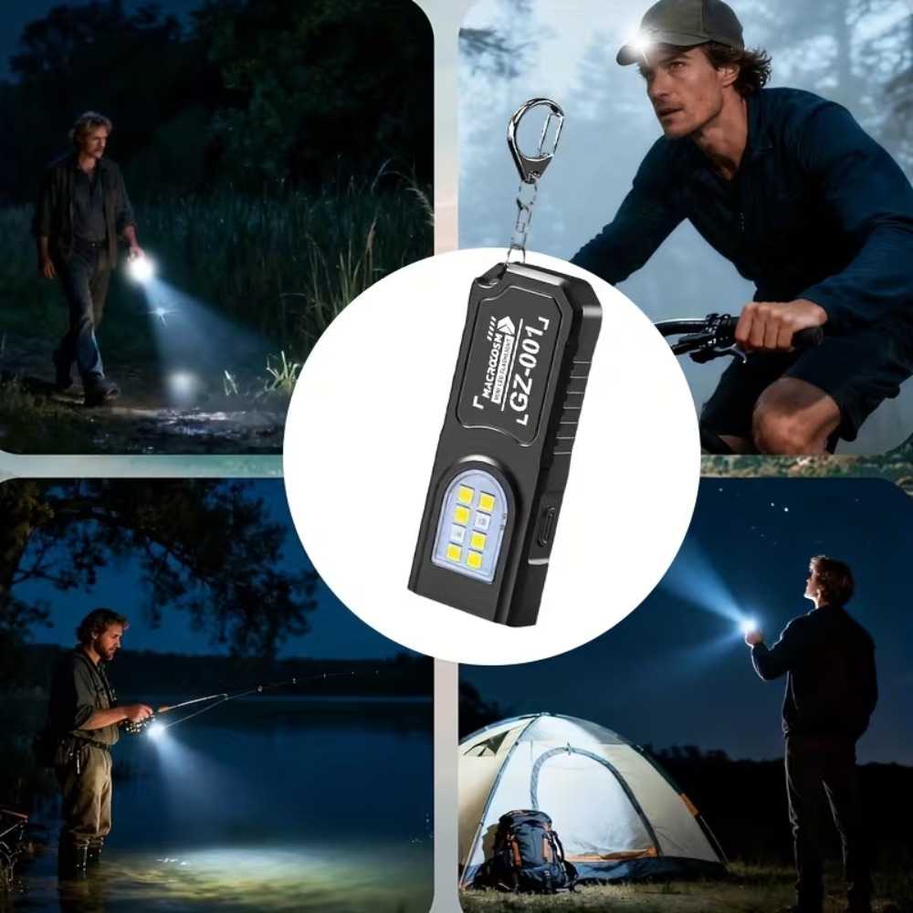 Mini linterna LED COB con llav - Keychain Flashlight reseña y precio